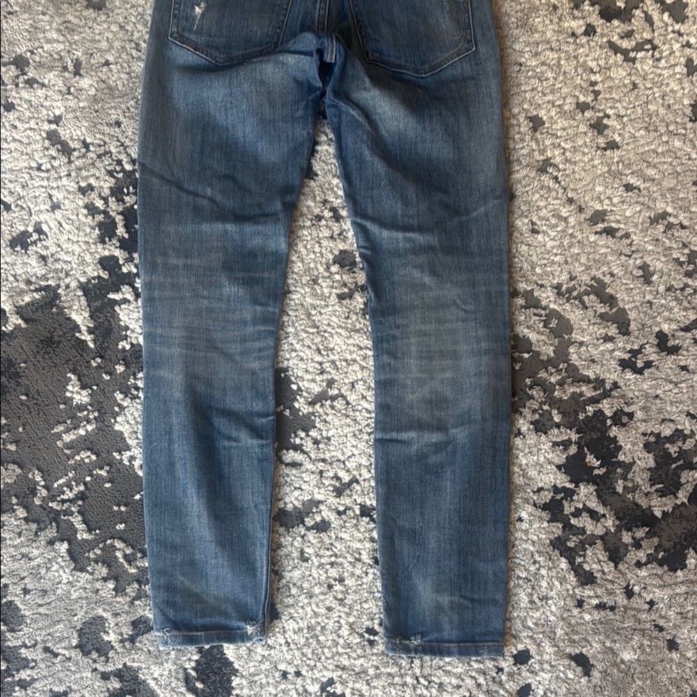 Express Distressed Blue Jeans - Picture 3 of 7